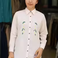 مانتو شومیزی الیاف اسرا زنانه دخترانه مناسب تا 46