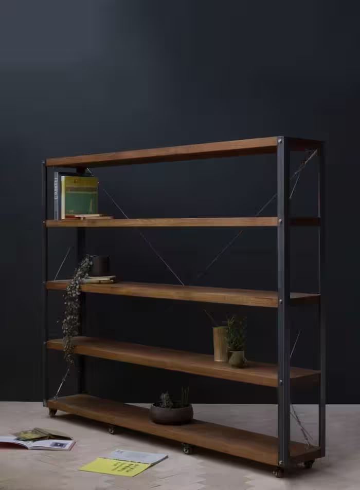 دیوایدر دکوراتیو چوب و فلز کد روستیک  8632