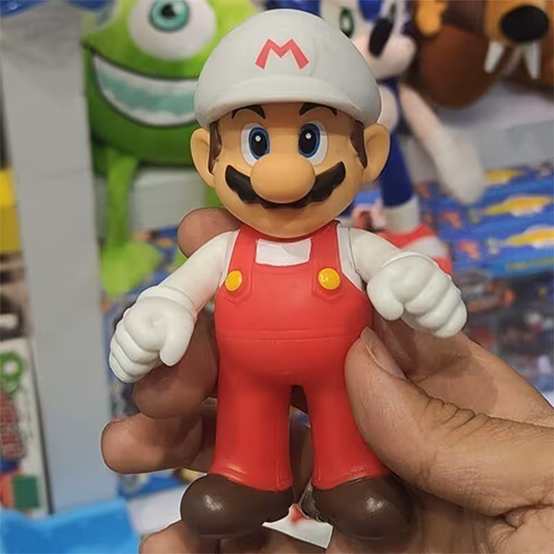 اکشن فیگور مدل ماریو کلاه سفید mario