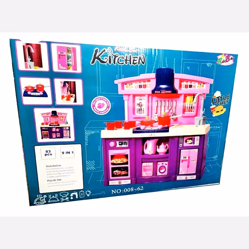 اسباب بازی آشپزخانه سینک ظرفشویی دار باطری خور