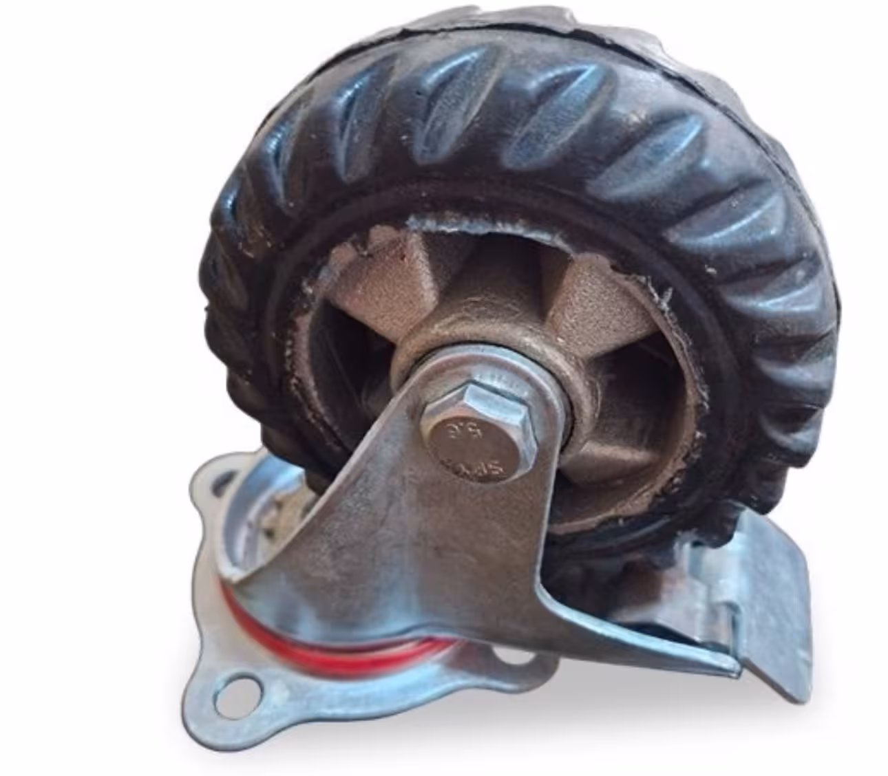 چرخ 12.5 سانت گردان دایکاست ترمز دار شرکتی