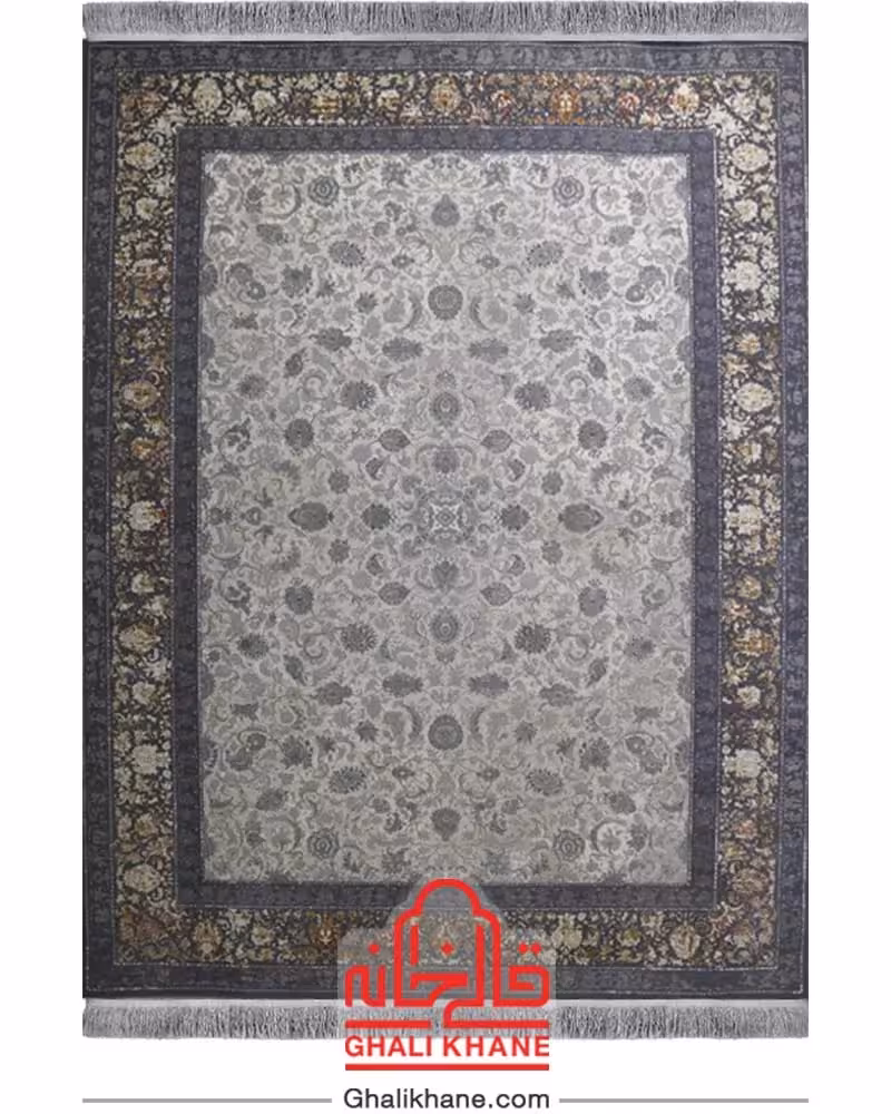 فرش تهران 1200 شانه طرح رامش کرم