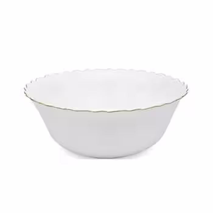 کاسه ماست گرد آرکوپال دیلایت طرح لب طلا کنگره ای 6 عددی