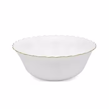 کاسه ماست گرد آرکوپال دیلایت طرح لب طلا کنگره ای 6 عددی