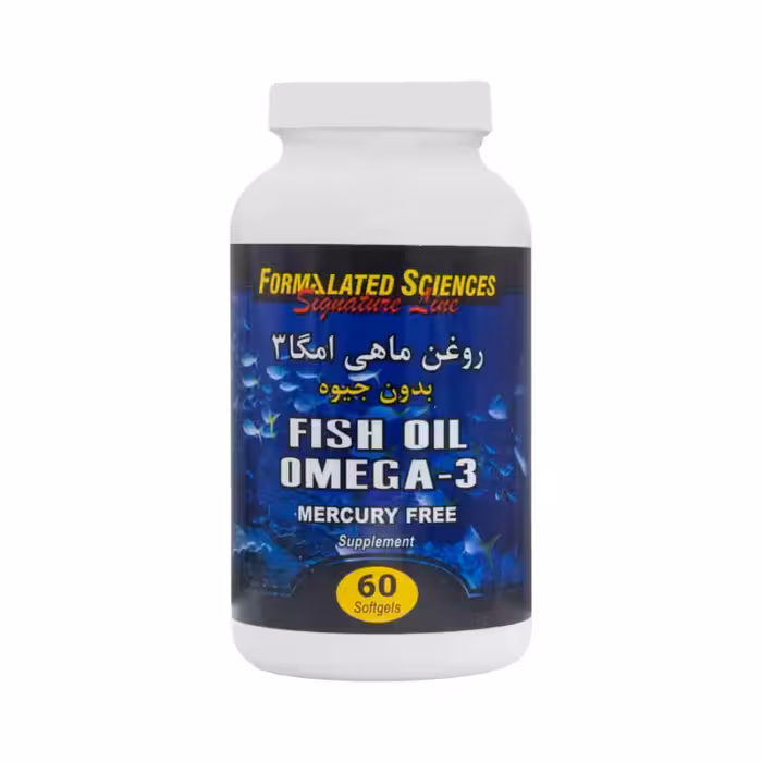 سافت ژل امگا3 بدون جیوه 60 عددی فرمولیتد ساینسز