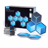 Govee Glide Hexagon Light Panels Ultra – Meteor Grey – 7 pcs