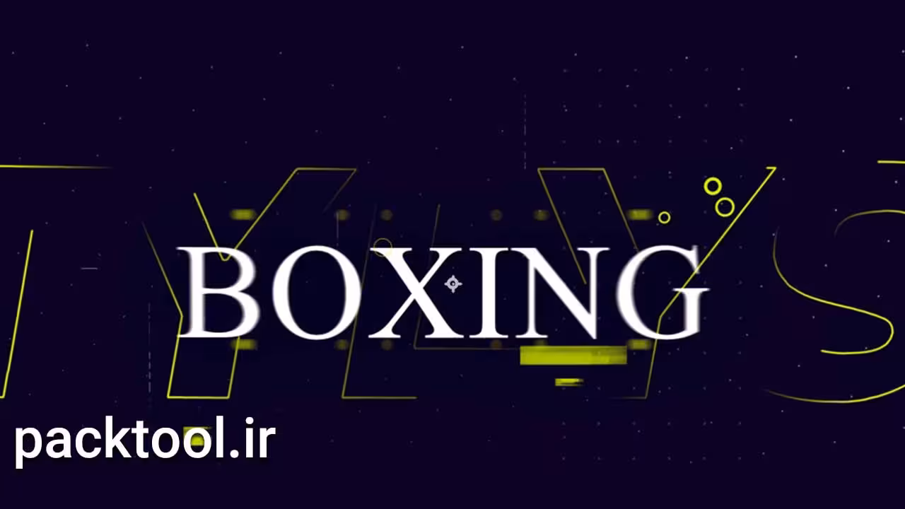 دانلود پروژه آماده اوپنر تایپوگرافی ورزشی در افتر افکت Typography Sport Opener - پک تول