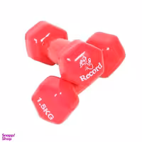 دمبل رکورد مدل A وزن 1.5 کیلوگرمی بسته 2 عددی