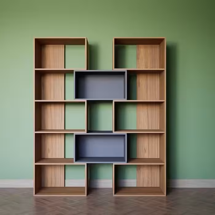 کتابخانه 4تیکه تمام ام دی اف مدل co-04 (هزینه ارسال به عهده مشتری) | choobsub