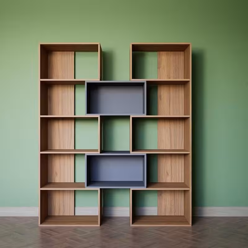 کتابخانه 4تیکه تمام ام دی اف مدل co-04 (هزینه ارسال به عهده مشتری) | choobsub