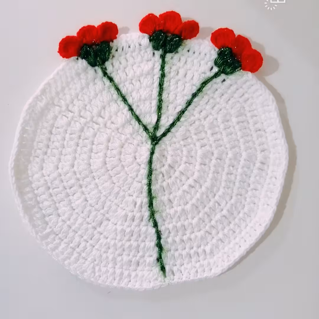 رومیزی گل دار