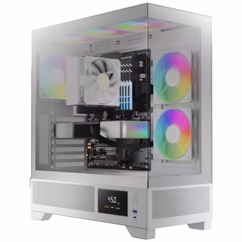کیس گیم دیاس GAMDIAS ATLAS M1 WHITE CASE