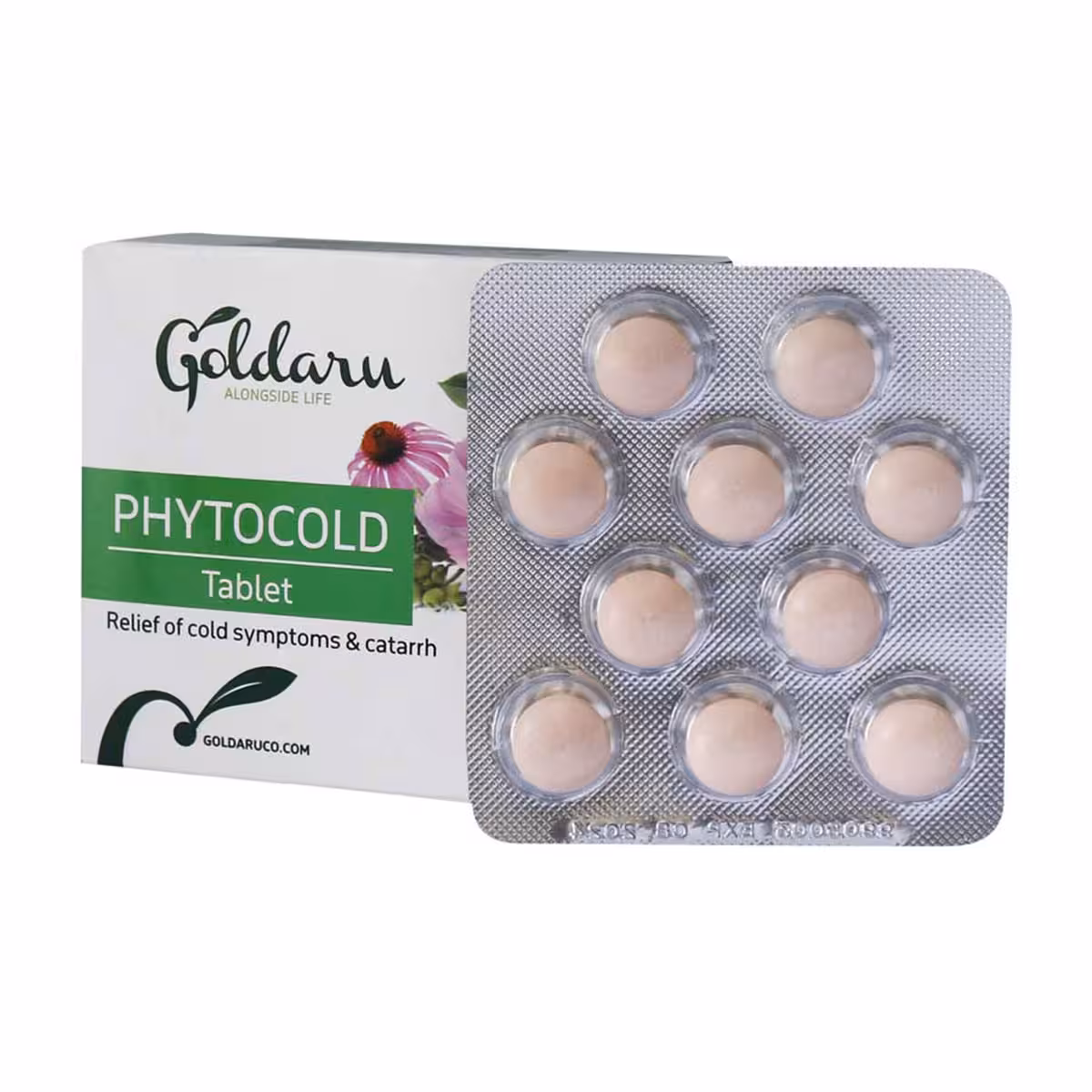 قرص روکش دار فیتوکلد گل دارو 30 عددی-goldaru