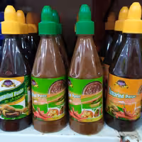 سس تمر  هندی قهوه ای (ساده و فلفلی)485گرمی تایلندی