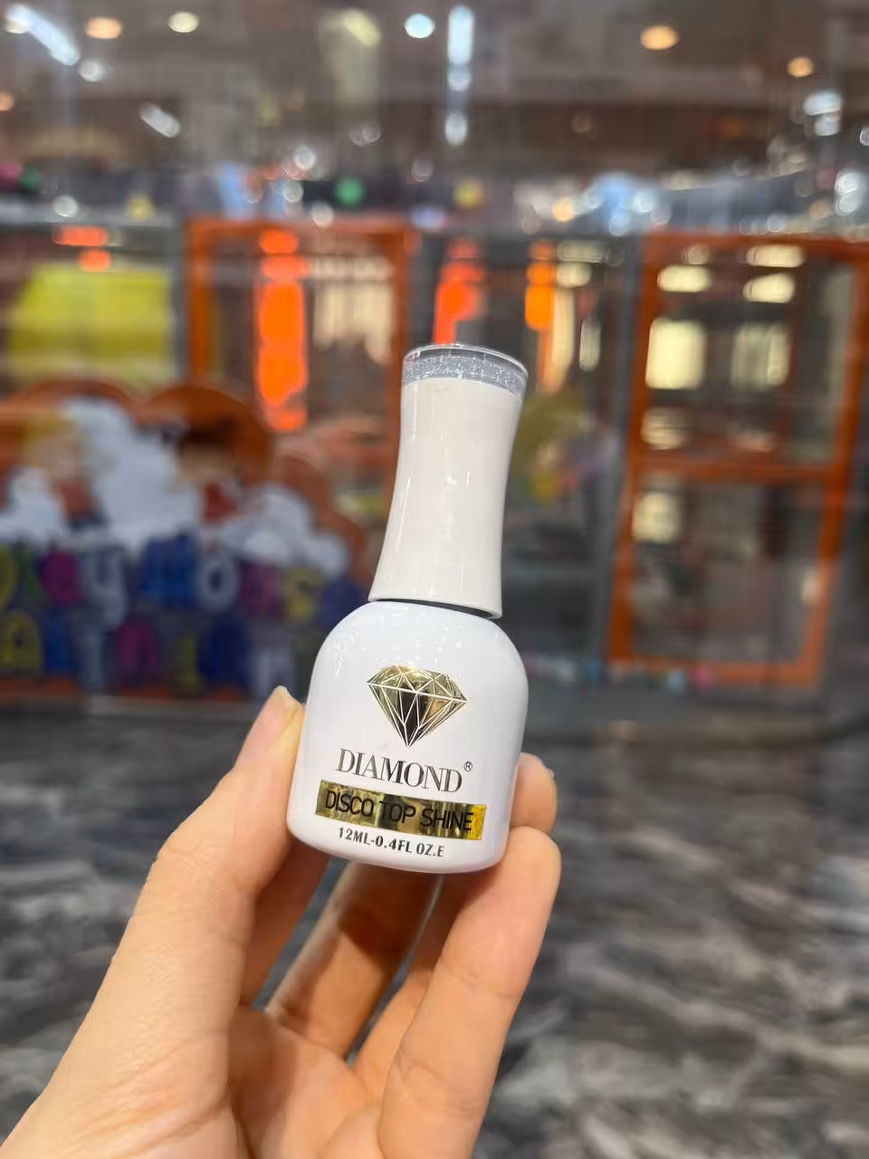 تاپ دیسکو ژل شاین ناخن 15 میل دیاموند Diamond