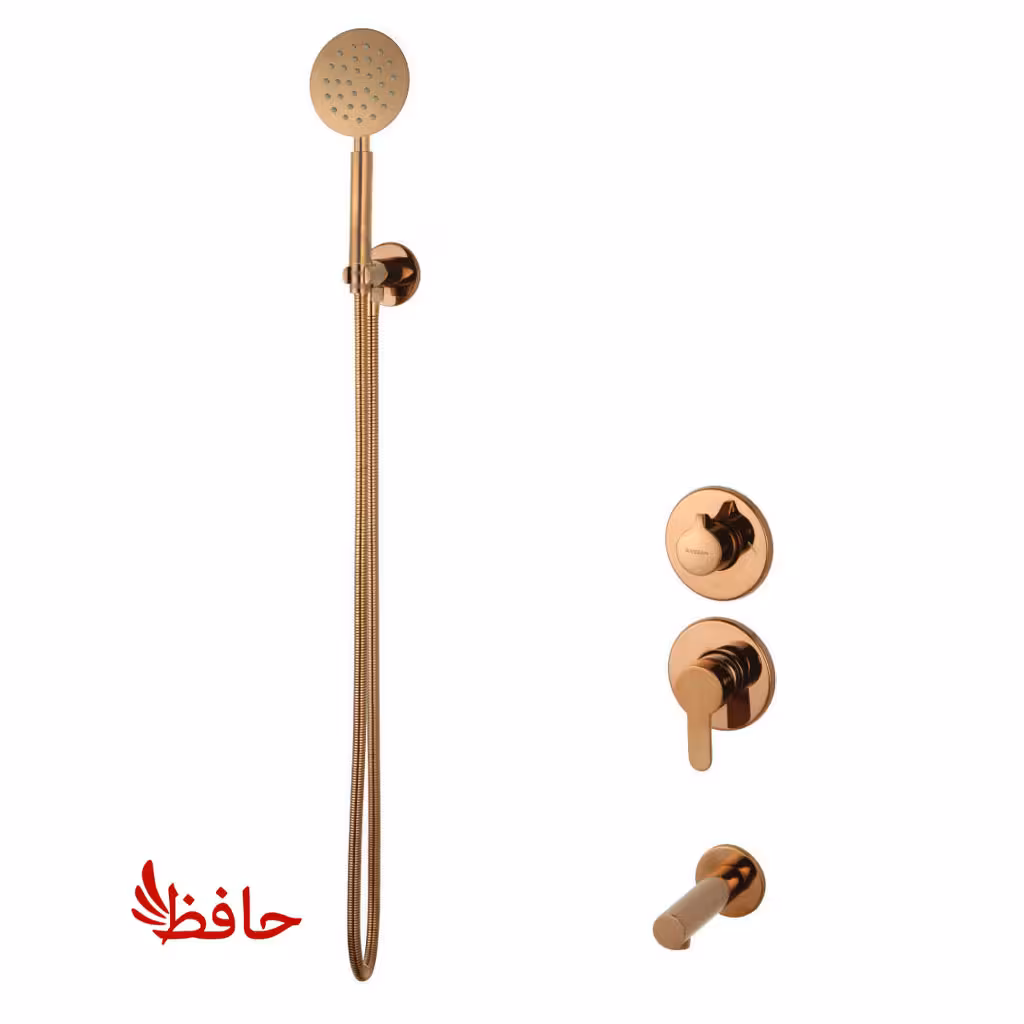 شیر حمام توکار راسان مدل ویوات تنسو رزگلد کلاس 4