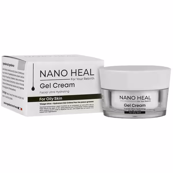 ژل کرم آبرسان پوست چرب نانوهیل 50 میلی‌لیتر Nano heal