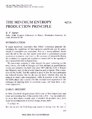 خرید و دانلود نسخه کامل کتاب Minimum entropy production principle