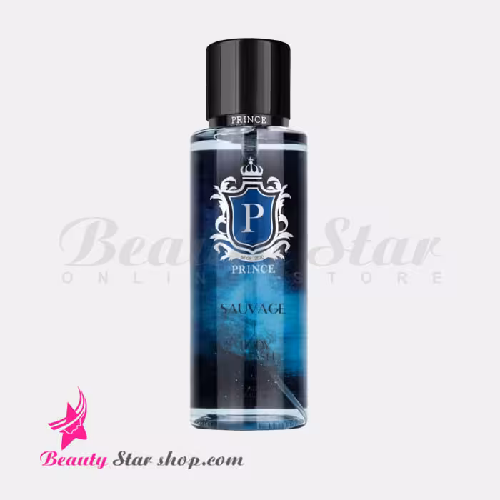 بادی اسپلش پرنس مدل SAUVAGE حجم 250 میلی لیتر