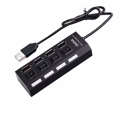 هاب DIANA 4-Port USB2.0 کلید دار