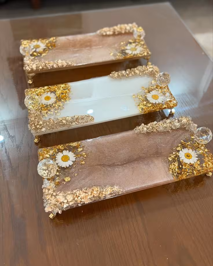 سینی لوکس پذیرایی رزینی سینی بله برون سینی خواستگاری رولت خوری