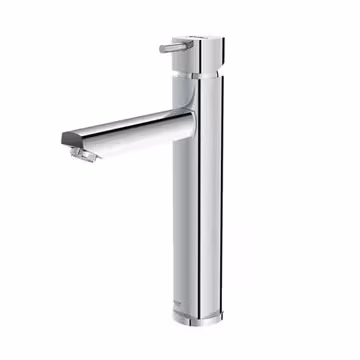 شیر روشویی پایه بلند شودر مدل یونیک کروم