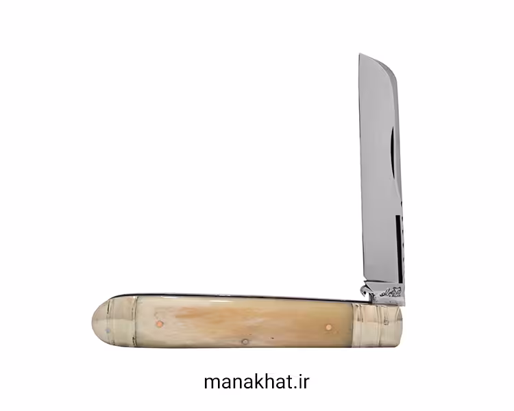 قلمتراش تک تیغه دسته استخوان شتر 13 سانت استاد جواد توسلی