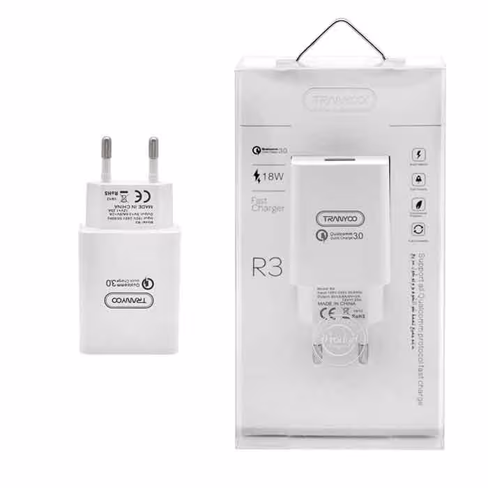 شارژر دیواری فست شارژ ترانیو مدل R3