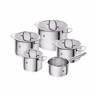 سرویس قابلمه 5 تکه زولینگ مدل تروفلو همراه با شیر جوش ZWILLING TrueFlow