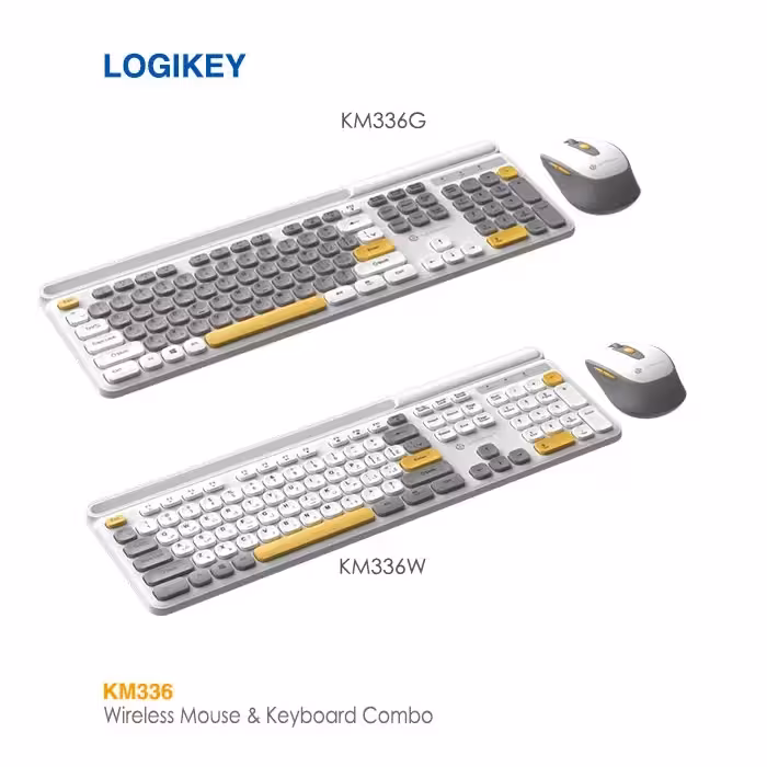 موس و کیبورد بی سیم لاجیکی KM336
