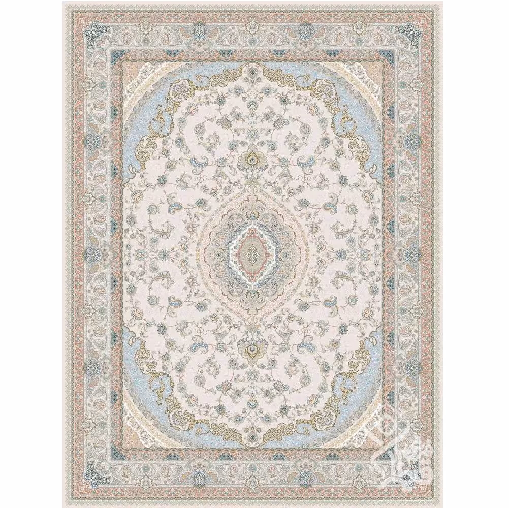 فرش طرح سروناز کرم 1500 شانه قیطران