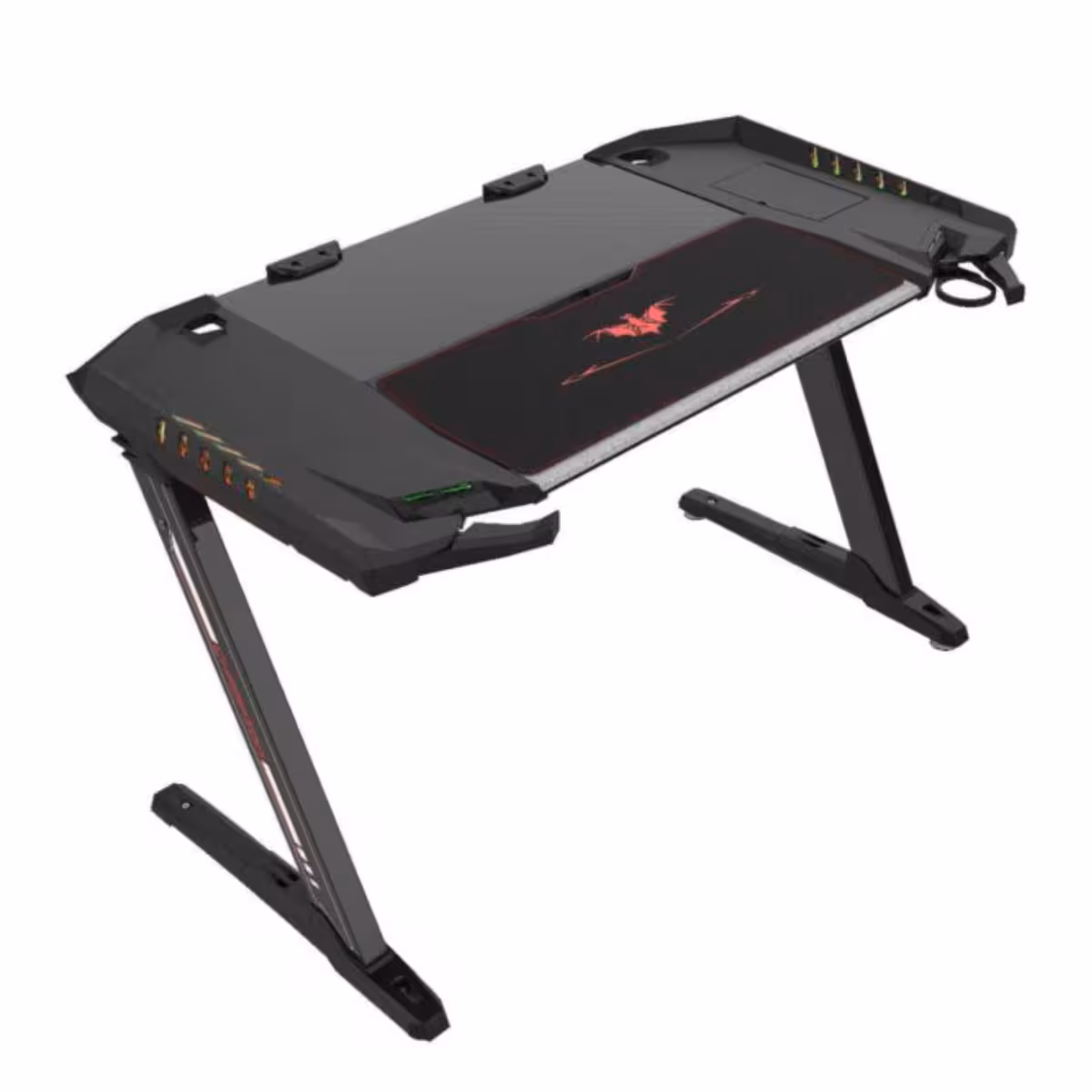 قیمت میز گیمینگ یوریکا مدل Ergonomic Z2BK-V3 E- RGB