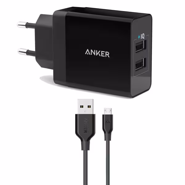 شارژر دیواری و کابل انکر B2021