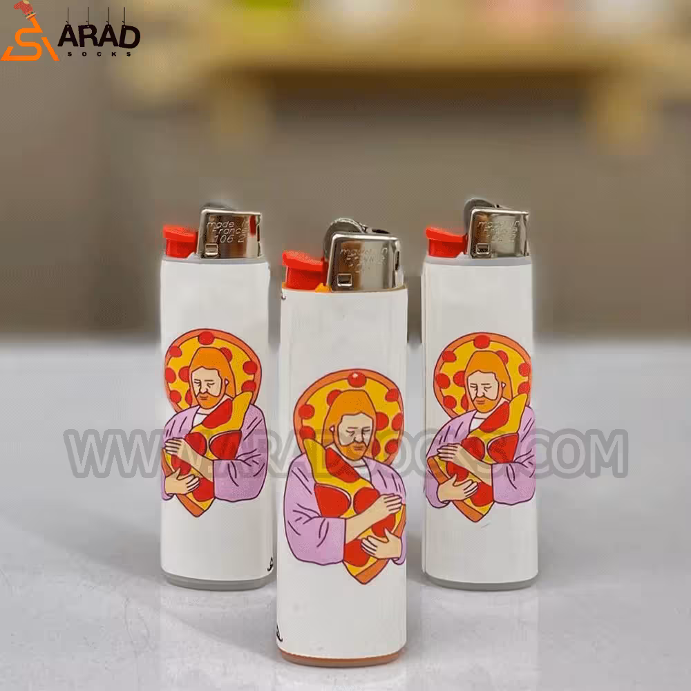 فندک گازی بیک طرح پیتزا