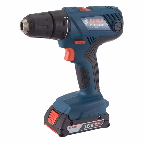 دريل پیچ گوشتی شارژی بوش 18ولت مدل GSR 180-LI