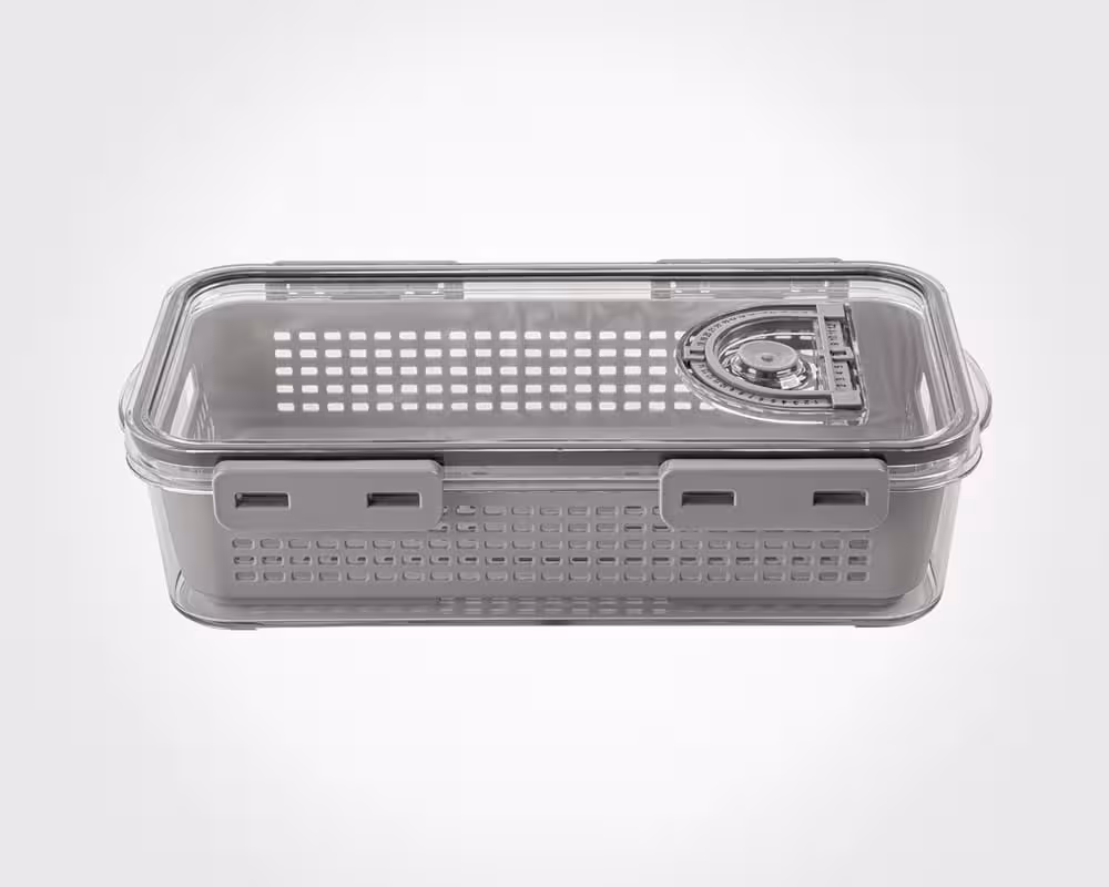 باکس یخچالی تاریخ دار لیمون 2 لیتر (کد 2377)