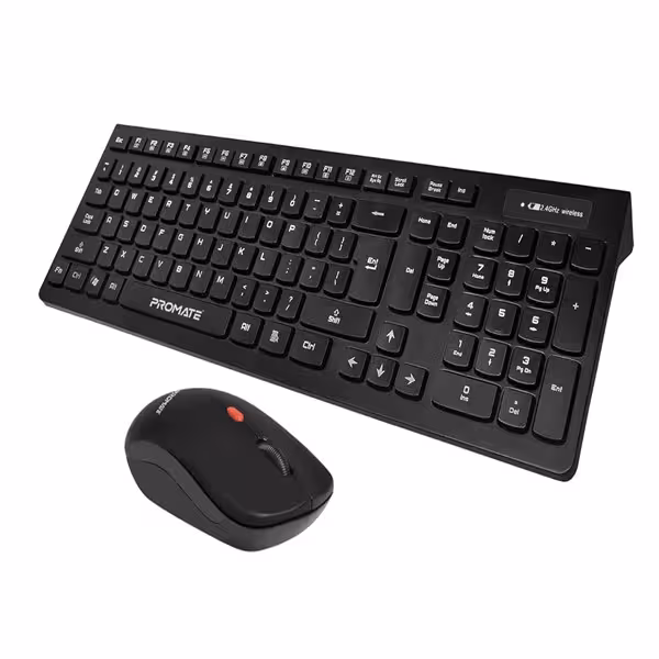 کیبورد و ماوس بی سیم پرومیت مدل Prombo-12 | کالا مکس