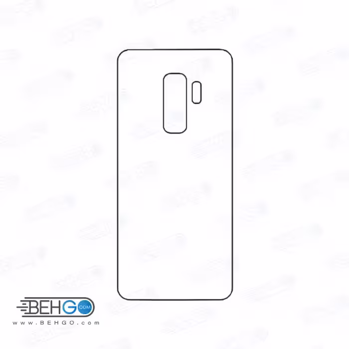 برچسب پشت سامسونگ گلکسی اس 9 پلاس محافظ پشت رنگی و اکلیلی گوشی Samsung Galaxy S9 plus Back Protector