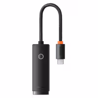 تبدیل تایپ سی به پورت شبکه بیسوس مدل BS-OH004 با طول کابل 20 سانتی متر و سرعت انتقال 1000 مگابیت بر ثانیه