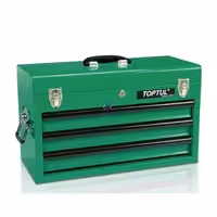 جعبه ابزار آهنی سبز 114 پارچه مدل GCAZ114A تاپ تول Toptul