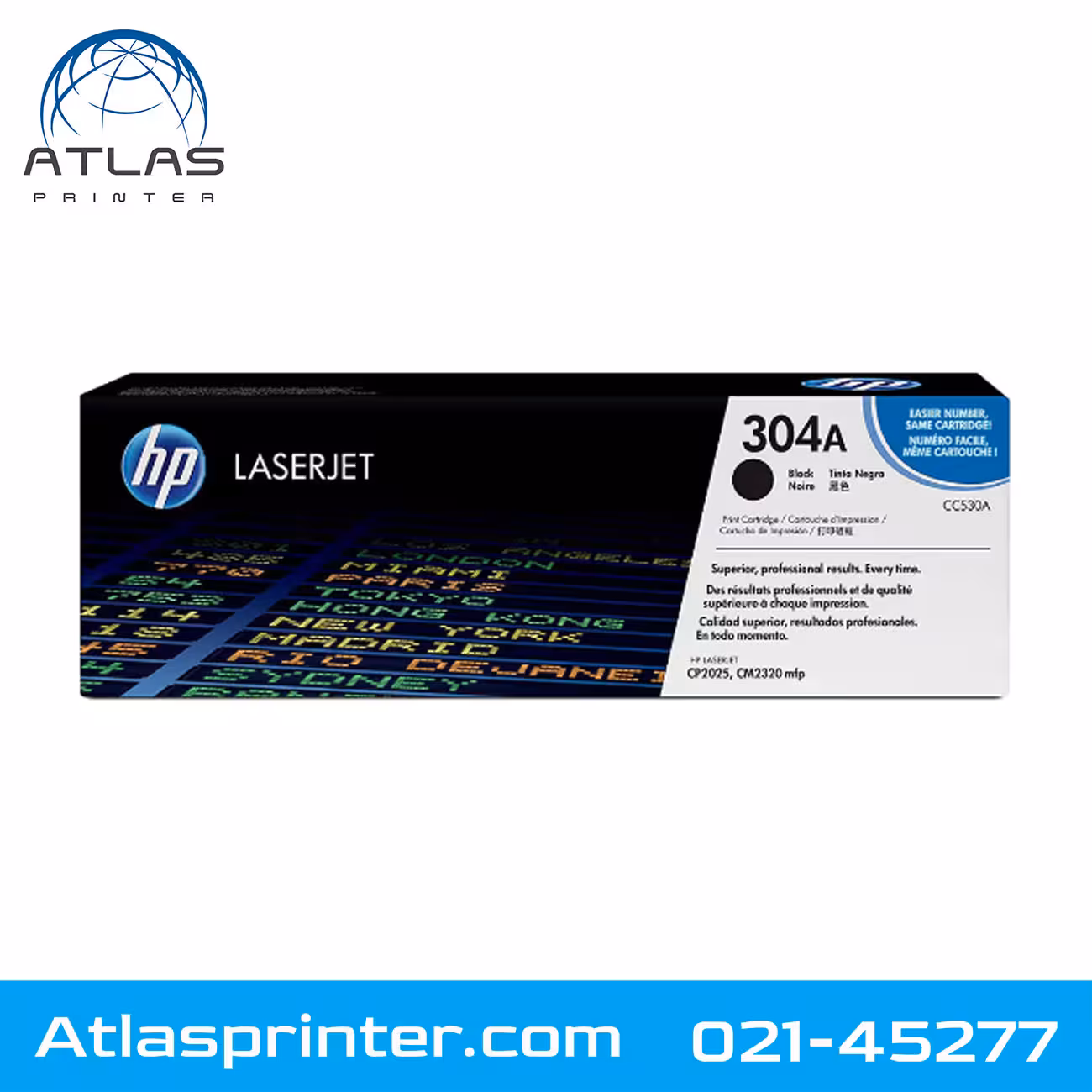 کارتریج لیزری اچ پی HP 304A مشکی