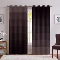 پرده پانچ مدل گرادینت سایه ای رنگ تیره SA-4950