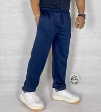 شلوار مردانه مدل کلاسیک غواصی رنگ سرمه ای