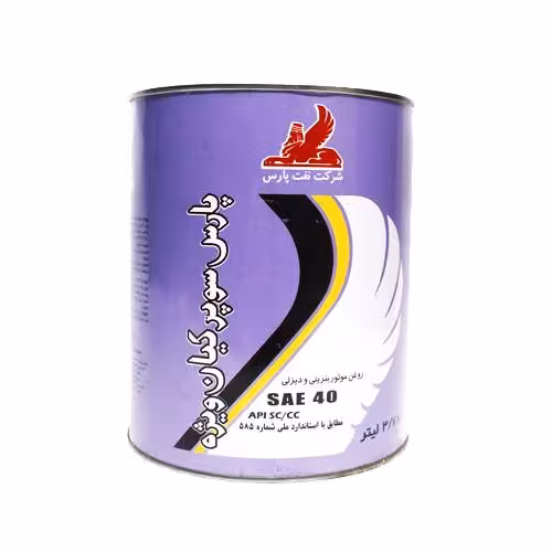 روغن موتور 40 پارس مدل سوپر کیان ویژه SC حجم 4 لیتر