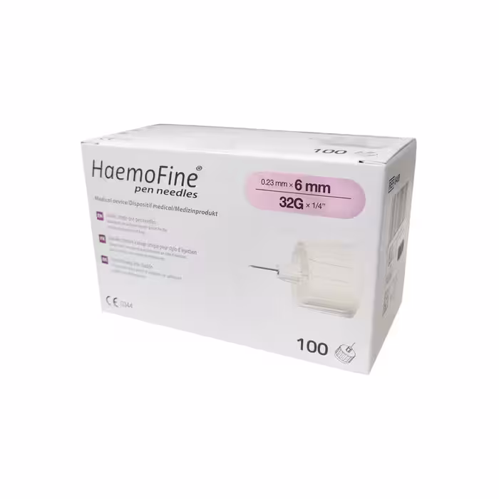 سر سوزن قلم انسولین 6 میلی متر 32G هموفاین