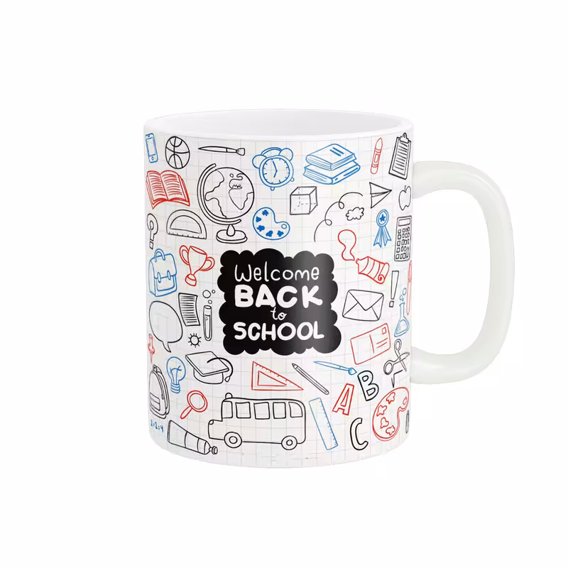 ماگ طرح انیمه شروع مدرسه کد 638