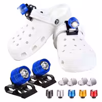 چراغ قوه 2 عددی برای کفش Insutam Croc Lights for Shoes, 2pcs Lights Flashlights for Shoes