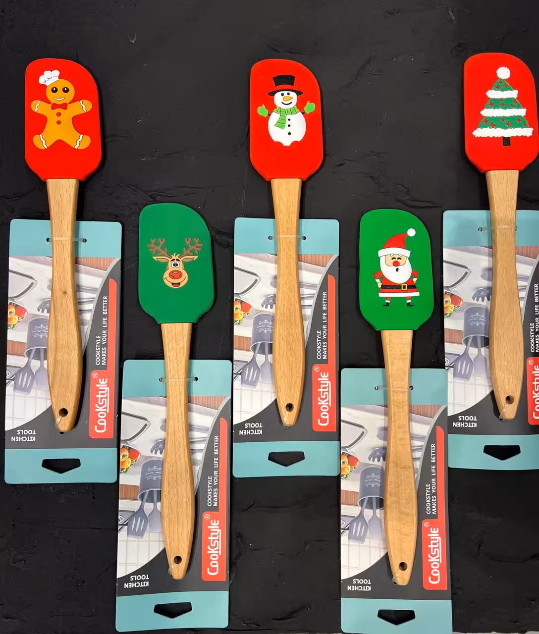 لیسک آشپزی 5 طرح کریسمس کد388-1