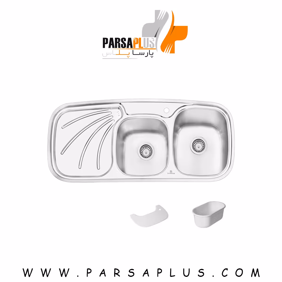 سینک پرنیان استیل PS 1207 توکار