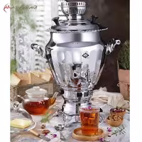 سماور گازی 6 لیتری پیلوت دار مدل نگین، طراحی و تولید با ظرافت و دقت بی نظیر